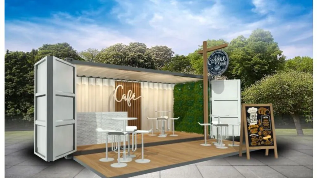 ransform your 20' open side shipping container into a unique café space with StoreCan's customizable containers. Our containers are available in both new and used conditions, ensuring quality and affordability. With locations across Canada—including Toronto, Winnipeg, Saskatoon, Edmonton, Calgary, and Vancouver—we provide convenient access to our products. Delivery is available via specialized tilt-deck trailers to ensure safe and efficient placement.​For more information or to get a quote, visit our website at storecan.ca or call us at +1 (800) 866-0208.​#ShippingContainers #ContainerCafe #CafeDesign #ContainerConversion #StoreCan #ContainerSales #CustomContainers #MobileCafe #UniqueCafes #ContainerArchitecture #ShippingContainerDesign #PortableCafes #CafeInspiration #ContainerSolutions #StorageOptions #ContainerSalesCanada #ShippingContainerCanada #StorageContainersCanada #ContainerDeliveryCanada #ContainerSalesAlberta #ContainerSalesSaskatchewan #ContainerSalesManitoba #ContainerSalesOntario #ContainerSalesBritishColumbia